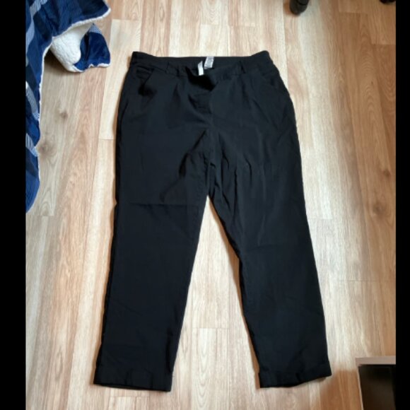 NY Collection size 18W Black Dress Pants - Picture 1 of 7